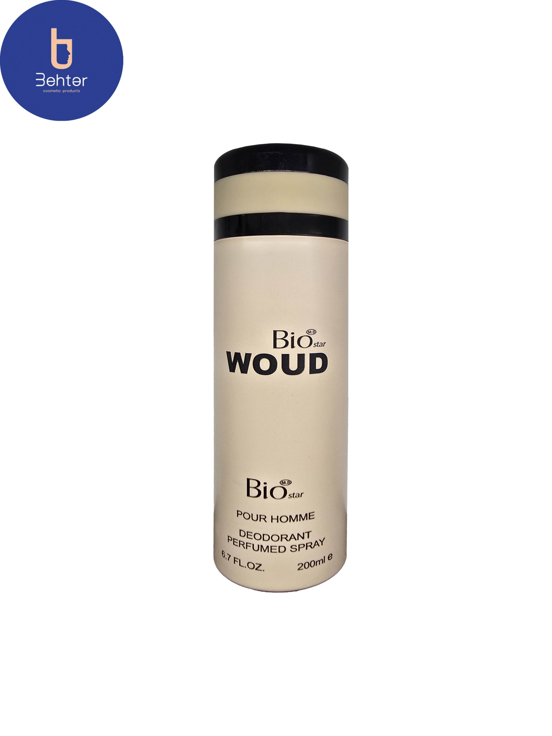 اسپری خوشبو کننده بیواستار اسانس  هی وود قهوه ای حجم 200میل Deodorant Spray Biostar , He Wood Essential Oil, 200ml