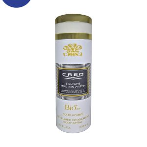 اسپری خوشبو کننده بیواستار اسانس کرید سیلور حجم 200میل  Deodorant Spray Biostar ,Creed Silver Mountain Water Essential Oil ,200ml