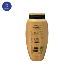 شامپو ترمیم کننده مو هربال مدل Phyto Keratin حجم 400 میل Herbal Keratin Argan Repair Hair Shampoo 400 ml
