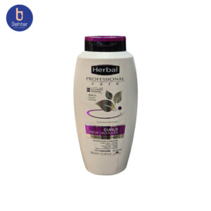 ماسک و نرم کننده موهای فر هربال مدل Curls حجم 750 میل Herbal Professional Curls Conditioner & Mask-750ml