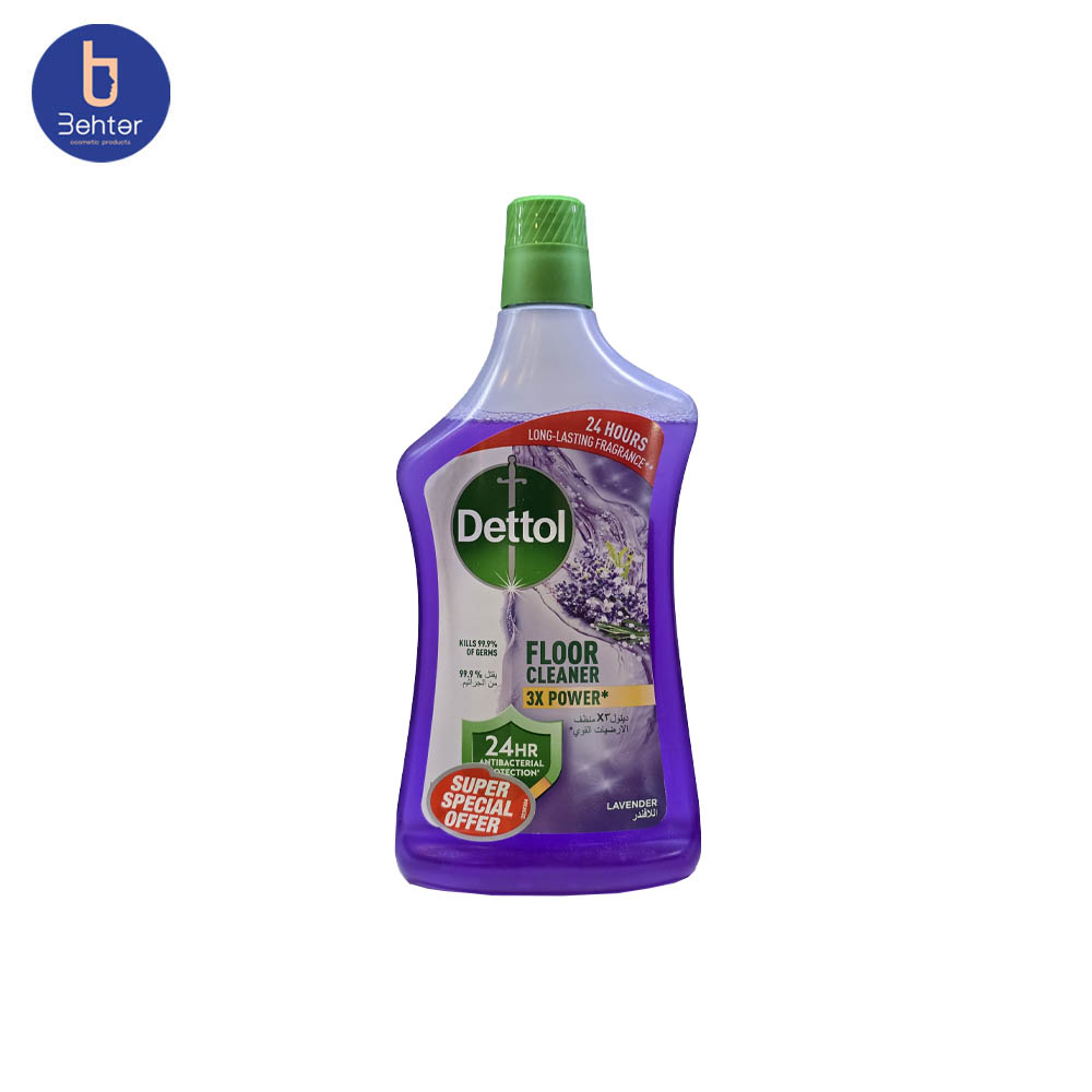 محلول ضدعفونی کننده دتول رایحه لوندر حجم 900میل Dettol Disinfectant Solution, Lavender Scent, 900ml