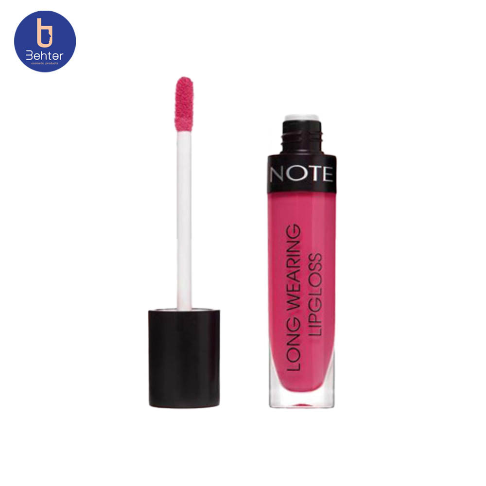 ‫رژ لب مایع بادوام لانگ ورینگ لیپ گلاس نوت Note Long Wearing Lipgloss