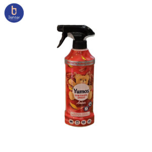 اسپری خوشبو کننده هوای یوموش با رایحه امبر حجم 450میل Yumosh air freshener spray with Amber scent, volume 450 ml