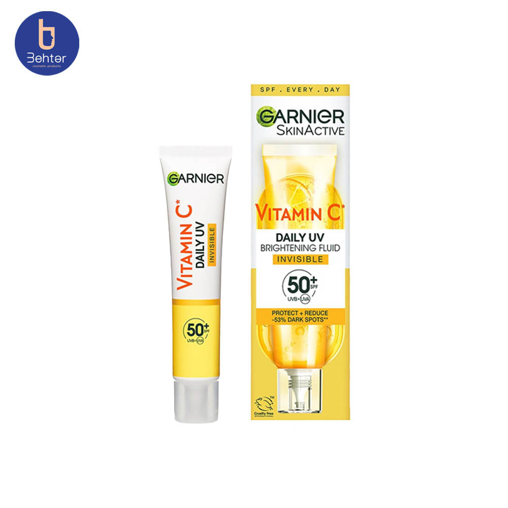 کرم ضدافتاب گارنیر حاوی ویتامین سی حجم 40میل Garnier Sunscreen Cream with Vitamin C, 40 ml
