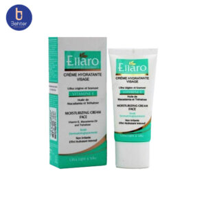 کرم مرطوب کننده حاوی ویتامین E الارو حجم 50میل Ellaro Moisturizing cream containing vitamin E ,50 ml