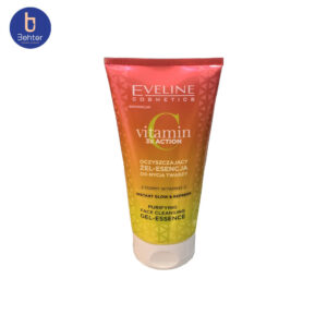 ژل شستشوی صورت ویتامین C 3x Action اولاین حجم 150میل Eveline Vitamin C 3x Action Facial Wash Gel, 150 ml