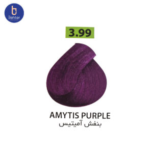 شامپو رنگ ساشه ای گارنیک شماره 3.99 Amytis purpleحجم 30میل Garnier Color Shampoo Sachet No. 3.99 Amytis Purple, 30ml
