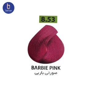 شامپو رنگ ساشه ای گارنیک شماره 8.53 Barbie pinkحجم 30میل Garnic Color Shampoo Sachet No. 8.53 Barbie pink, 30 ml