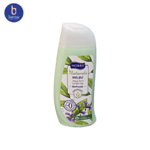 شامپو بدن هوبی سری Naturals مدل Refresh حاوی عصاره مریم گلی و روغن درخت چای 500 میل Hobby Body Shampoo, Naturals Series, Refresh Model, Contains Sage Extract and Tea Tree Oil, 500 ml