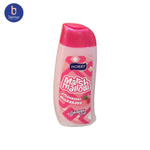 شامپو بدن هوبی مدل Marshmallow با رایحه توت فرنگی 500 میل Hobby Marshmallow Body Shampoo with Strawberry Scent 500 ml