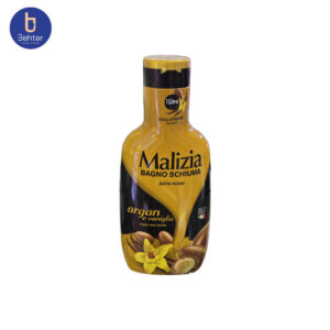 شامپو بدن آرگان مالیزیا حاوی عصاره وانیل حجم 1000میل Malizia Argan & Vanilla Bath foam, 1000 ml
