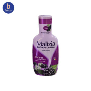 شامپو بدن مالزیا حاوی شاه توت و مشک حجم 1000میل  Malizia Blackberry & musk cleanser body wash,1000ml