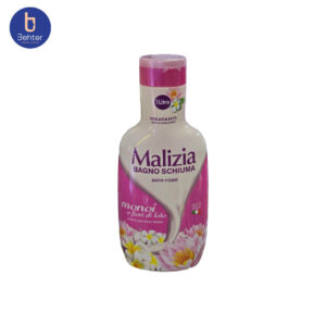 شامپو بدن مالیزیا حاوی نیلوفر سفید و یاس حجم 1000 میل Malizia Monoi and Lotus Flowers  Bath Foam, 1000ml