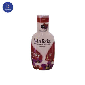 شامپو بدن گوجی مالیزیا حاوی عصاره گوجی بری و گل ها حجم 1000میل Malizia Argan & Vanilla Bath foam,1000 ml