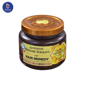 ماسک مو ترمیم کننده گارنیر حاوی عسل مناسب موی آسیب دیده حجم 340 میل Garnier Repairing Hair Mask with Honey for Damaged Hair, 340 ml