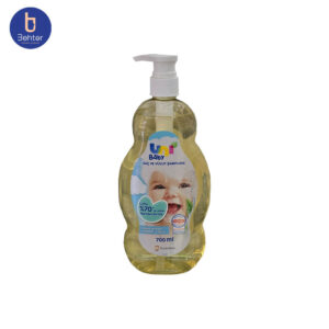 شامپو سر و بدن یونی بیبی مخصوص کودک حجم 700 میل Uni Baby Shampoo and Body Wash for Children, 700 ml