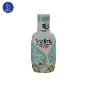 شامپو بدن مالزیا حاوی عصاره مشک سفید و آنتی باکتریال حجم 1000میل Malizia White Musk With Antibacterial body wash,1000ml