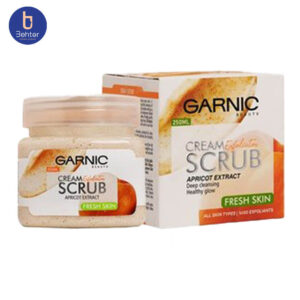 کرم اسکراب گارنیک حاوی عصاره زردآلو مناسب برای انواع پوست/Apricot Scrub Cream For All Skin Type