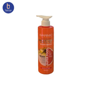 شامپو شوینده بدن ضد جوش گریپ فروت گارنیک 300میل Garnic Grapefruit Anti-Acne Body Wash Shampoo 300ml