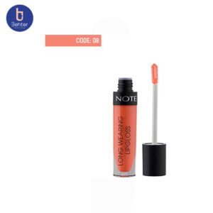 ‫رژ لب مایع بادوام لانگ ورینگ لیپ گلاس 08 نوت Note Long Wearing Lipgloss08
