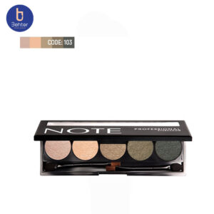 پالت سایه پنج عددی شماره 103 پروفشنال نوت Note Professional eye shadow palette103