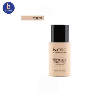 کرم پودر فلوییدی اینویزیبل شماره 110نوت  Note Invisible Foundation110