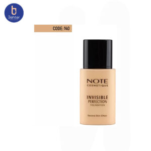 کرم پودر فلوییدی اینویزیبل شماره 140نوت  Note Invisible Foundation140