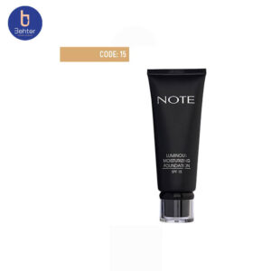 کرم پودر تیوپی لومینوس آبرسان شماره 15 نوت Note luminous moisturizing foundation cream15