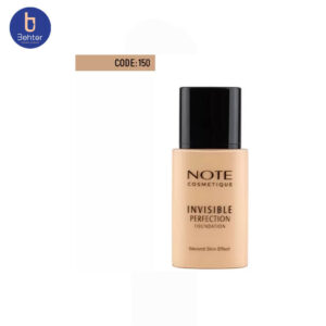 کرم پودر فلوییدی اینویزیبل شماره 150نوت  Note Invisible Foundation150