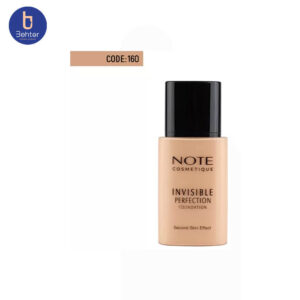 کرم پودر فلوییدی اینویزیبل شماره 160نوت  Note Invisible Foundation160