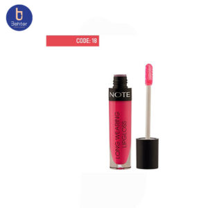 ‫رژ لب مایع بادوام لانگ ورینگ لیپ گلاس 18 نوت Note Long Wearing Lipgloss18