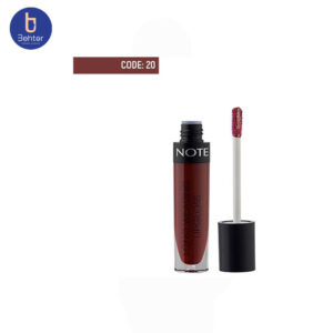 ‫رژ لب مایع بادوام لانگ ورینگ لیپ گلاس 20 نوت Note Long Wearing Lipgloss20