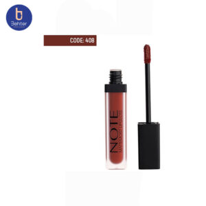 رژ لب مایع 408 مات نوت Note Matte Liquid Lipstick408