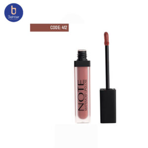 رژ لب مایع 412 مات نوت Note Matte Liquid Lipstick412