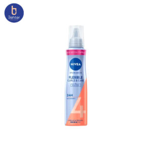 موس مو نیوا مدل Flexible Curls & Care حجم 150 میل Nivea Styling Mousse Curls & Care Model,150Ml