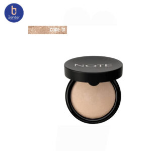 بیکد هایلایتر پودری جامد 01 نوت Note baked highlighter01