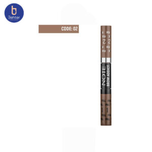 ژل حالت دهنده و پر کننده ابرو شماره 2 ادیکت نوت Note Addict Eyebrow Shaping and Filling Gel No2