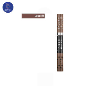 ژل حالت دهنده و پر کننده ابرو شماره 3 ادیکت نوت Note Addict Eyebrow Shaping and Filling Gel No3