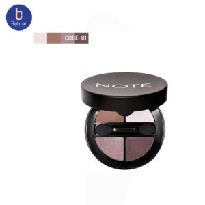 سایه چشم چهار رنگ لومینوس شماره 1 نوت Note Luminous Four-Color Eyeshadow1