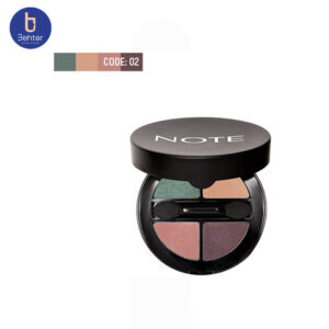 سایه چشم چهار رنگ لومینوس شماره 2 نوت Note Luminous Four-Color Eyeshadow2