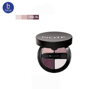 سایه چشم چهار رنگ لومینوس شماره 4 نوت Note Luminous Four-Color Eyeshadow4
