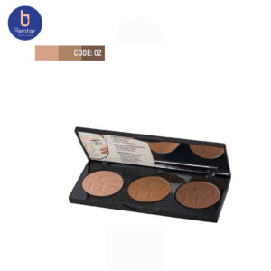 پالت پودری کانتور پرفکتینگ 02 نوت Note Perfecting Contouring  powder palette02