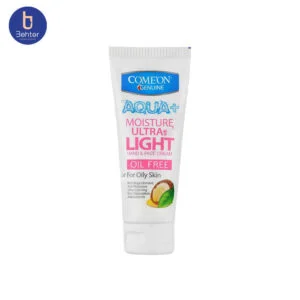 مرطوب کننده دست و صورت پوست چرب حجم 75میل Comeon Hand and face moisturizer for oily skin, volume 75 ml