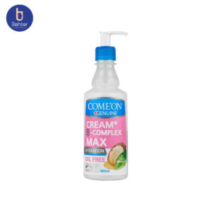 کرم مرطوب کننده ب کمپلکس پوست چرب حجم 400میل Comeon B Complex Moisturizing Cream For Oily Skin,400Ml