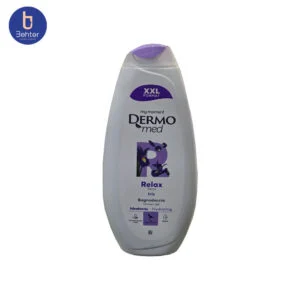 شامپو بدن درمومد حاوی عصاره زنبق و تالک مدل Relax & Iris حجم 750 میل Dermomed Body Shampoo with Iris Extract and Talc, Relax & Iris Model, 750 ml