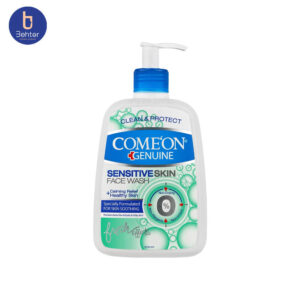 ژل شستشوی صورت مخصوص پوست حساس کامان حجم 500میل Comeon Facial Wash Gel for Sensitive Skin, 500ml