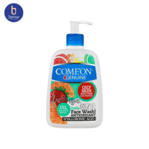ژل شستشوی صورت مخصوص پوست های چرب کامان حجم 500میل Comeon Face Wash For Oily Skin,500Ml