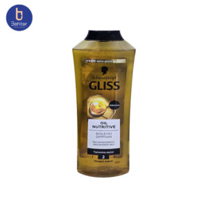 شامپو گلیس مخصوص موهای اسیب دیده مدل Oil Nutritive حجم 400 میل Gliss Shampoo for Damaged Hair, Oil Nutritive Model, 400 ml