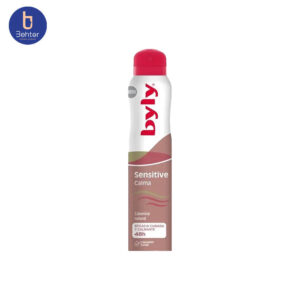اسپری ضد تعریق Byly مدل Sensetive Calma پوست حساس 48 ساعته حجم 200میل Byly Antiperspirant Spray, Sensetive Calma, Sensitive Skin, 48 Hours, 200ml