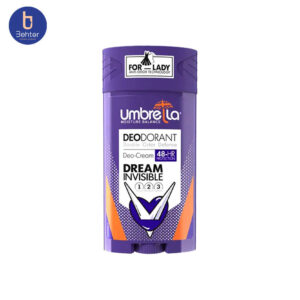 استیک ضد تعریق کرمی زنانه آمبرلا مدل Dream Invisible حجم 90 میل Umbrella Women’s Creamy Antiperspirant Stick, Dream Invisible, 90 ml
